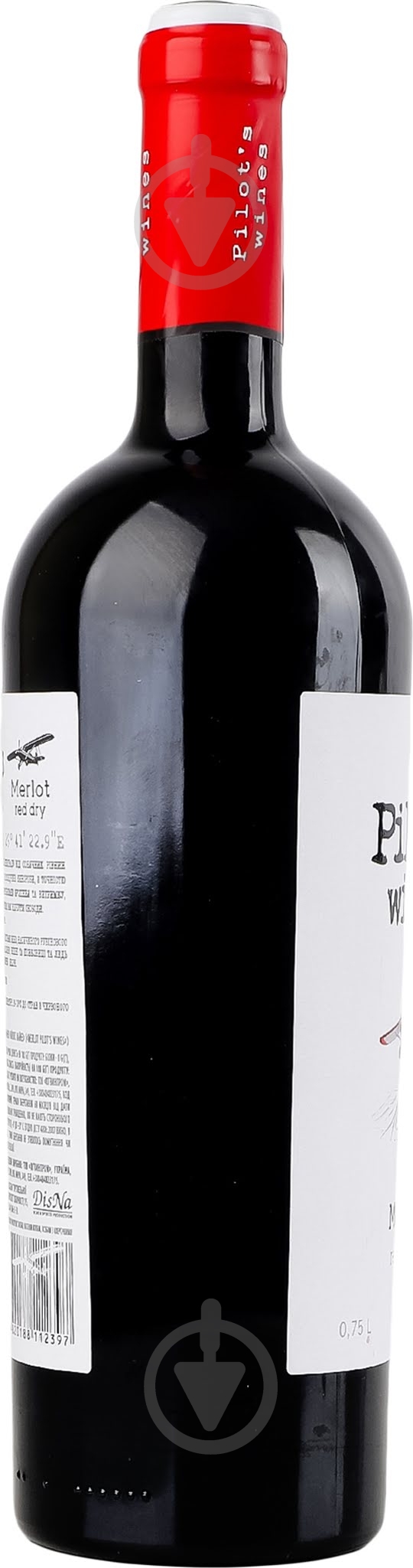 Вино Pilot's Wines красное сухое Merlot 0,75 л - фото 2