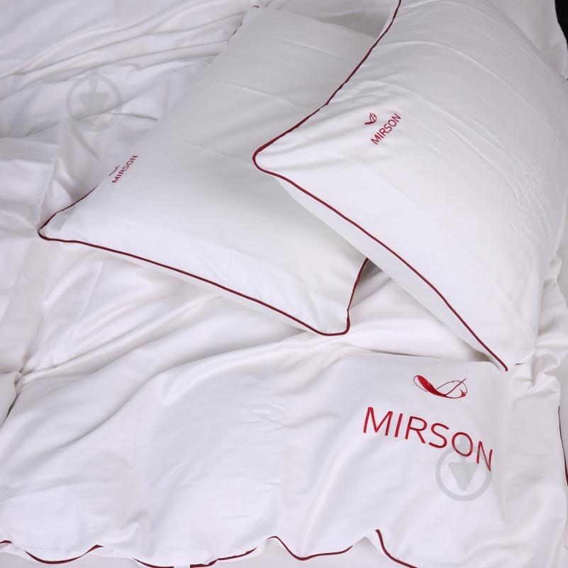 Комплект постільної білизни MirSon Corner Moko White молочний - фото 1