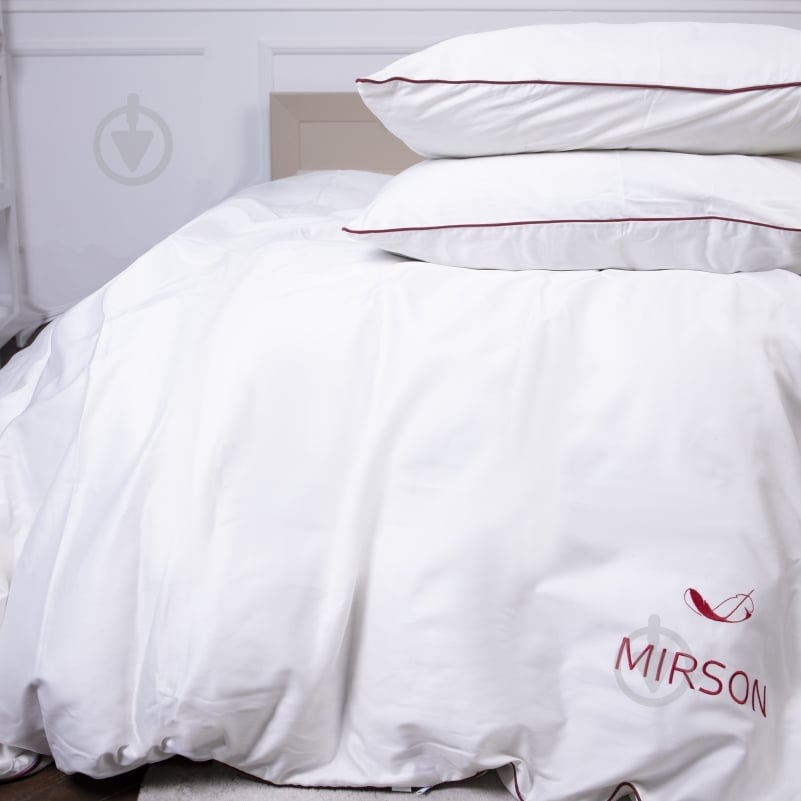 Комплект постільної білизни MirSon Corner Moko White молочний - фото 2