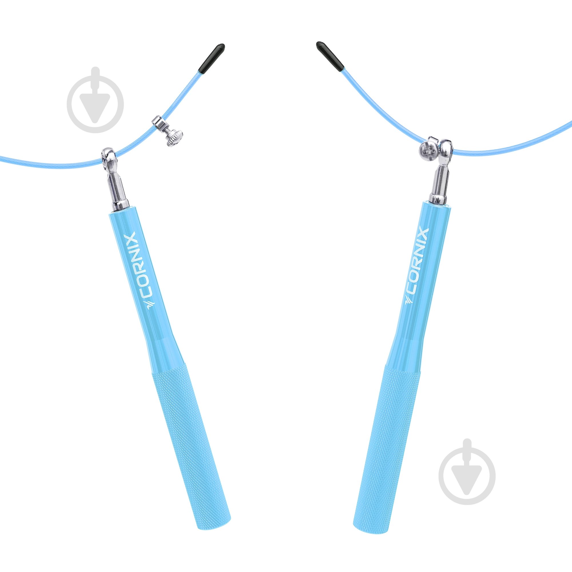 Скакалка Cornix скоростная для кроссфита Speed Rope XR-0157 Sky Blue - фото 2