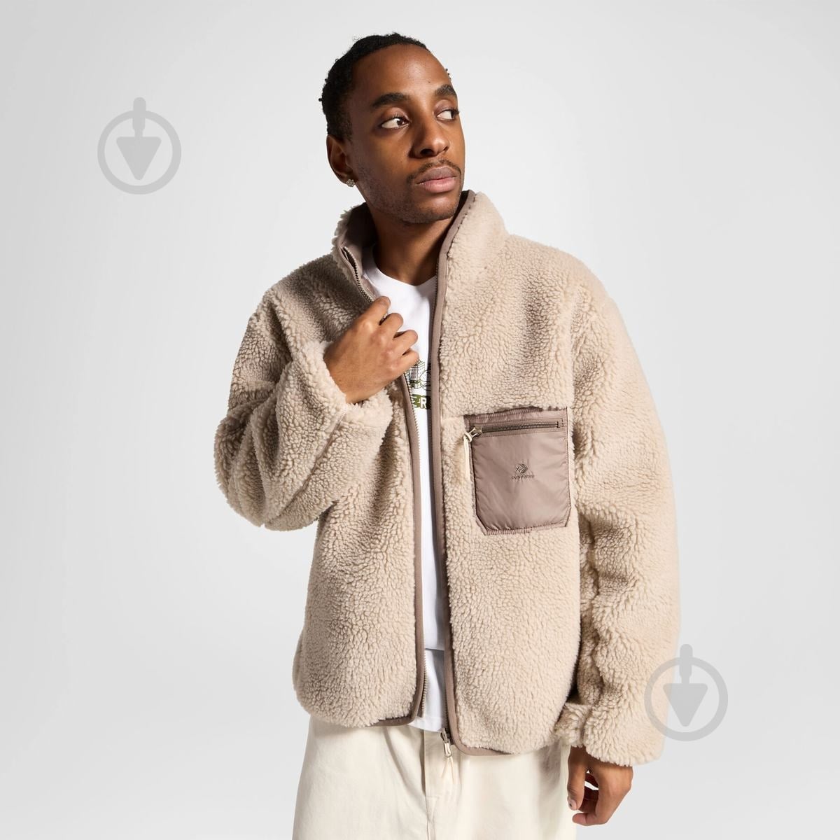 ᐉ Куртка мужская зимняя Converse SHERPA JACKET 10026727-216 р.XL