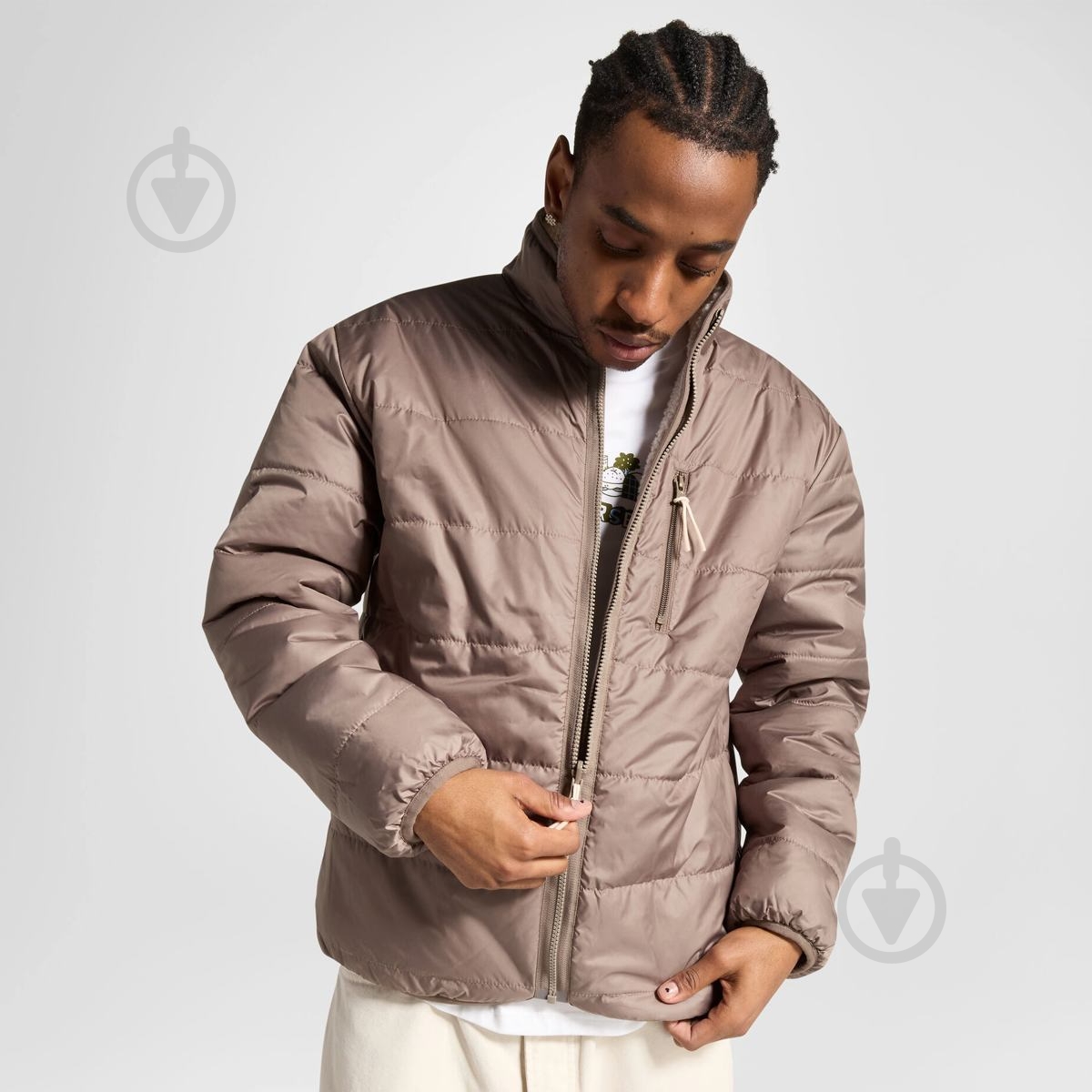 ᐉ Куртка мужская зимняя Converse SHERPA JACKET 10026727-216 р.XL