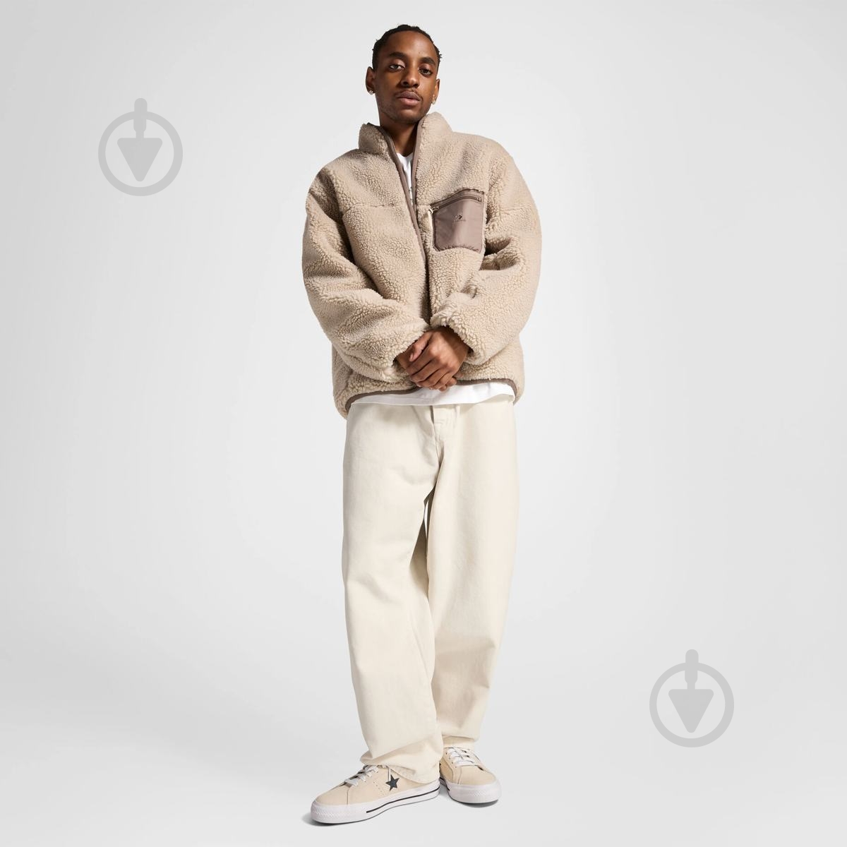 ᐉ Куртка чоловіча зимова Converse SHERPA JACKET 10026727-216 р.XL