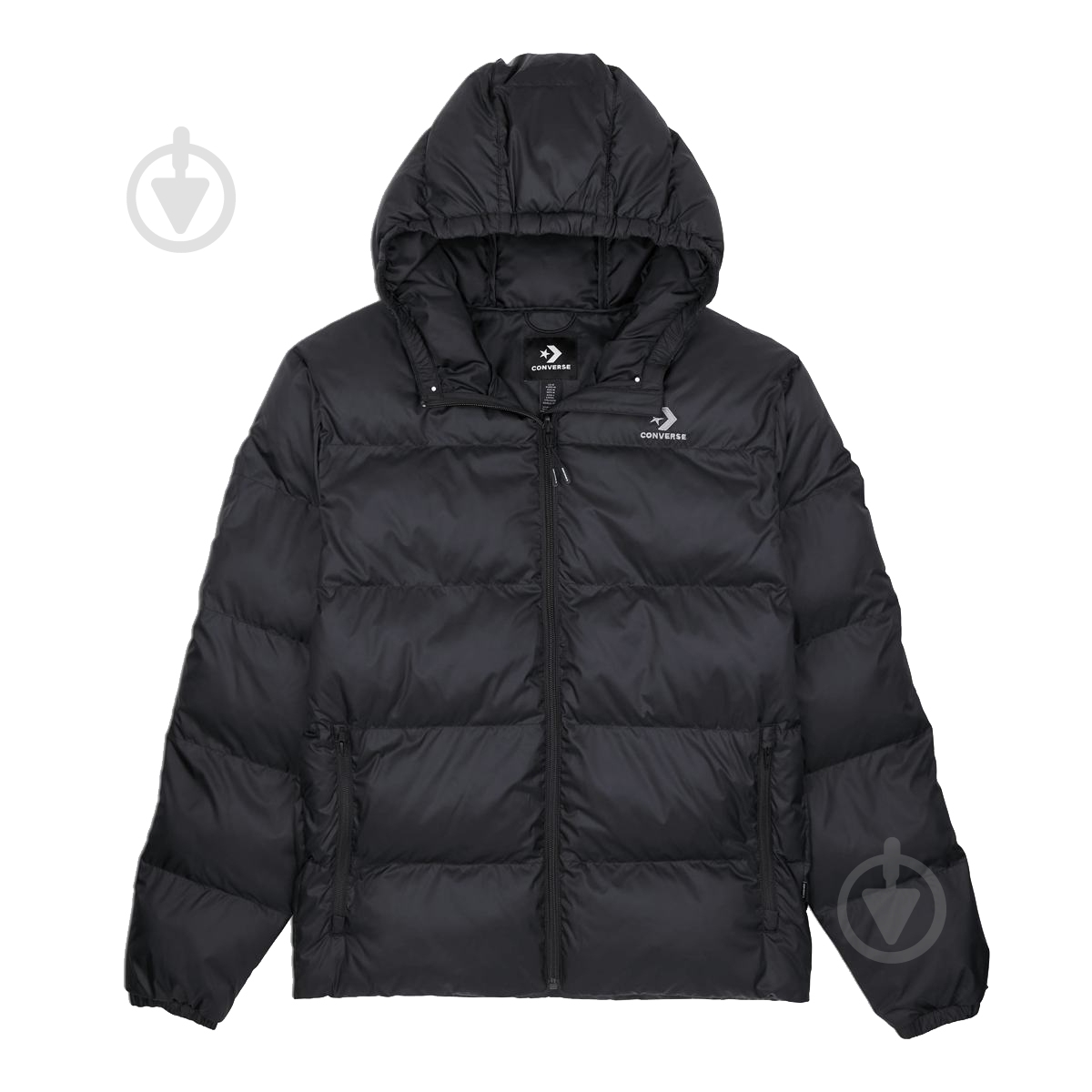 Пуховик мужской зимний Converse CORE PUFFER JACKET 10026729-001 р.XL черный - фото 1 Пуховик мужской зимний Converse CORE PUFFER JACKET 10026729-001 р.XL черный - фото 1