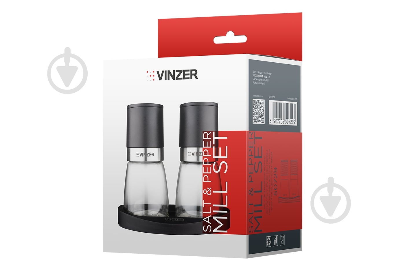 Набор мельниц для соли и перца Vinzer 50729 - фото 4