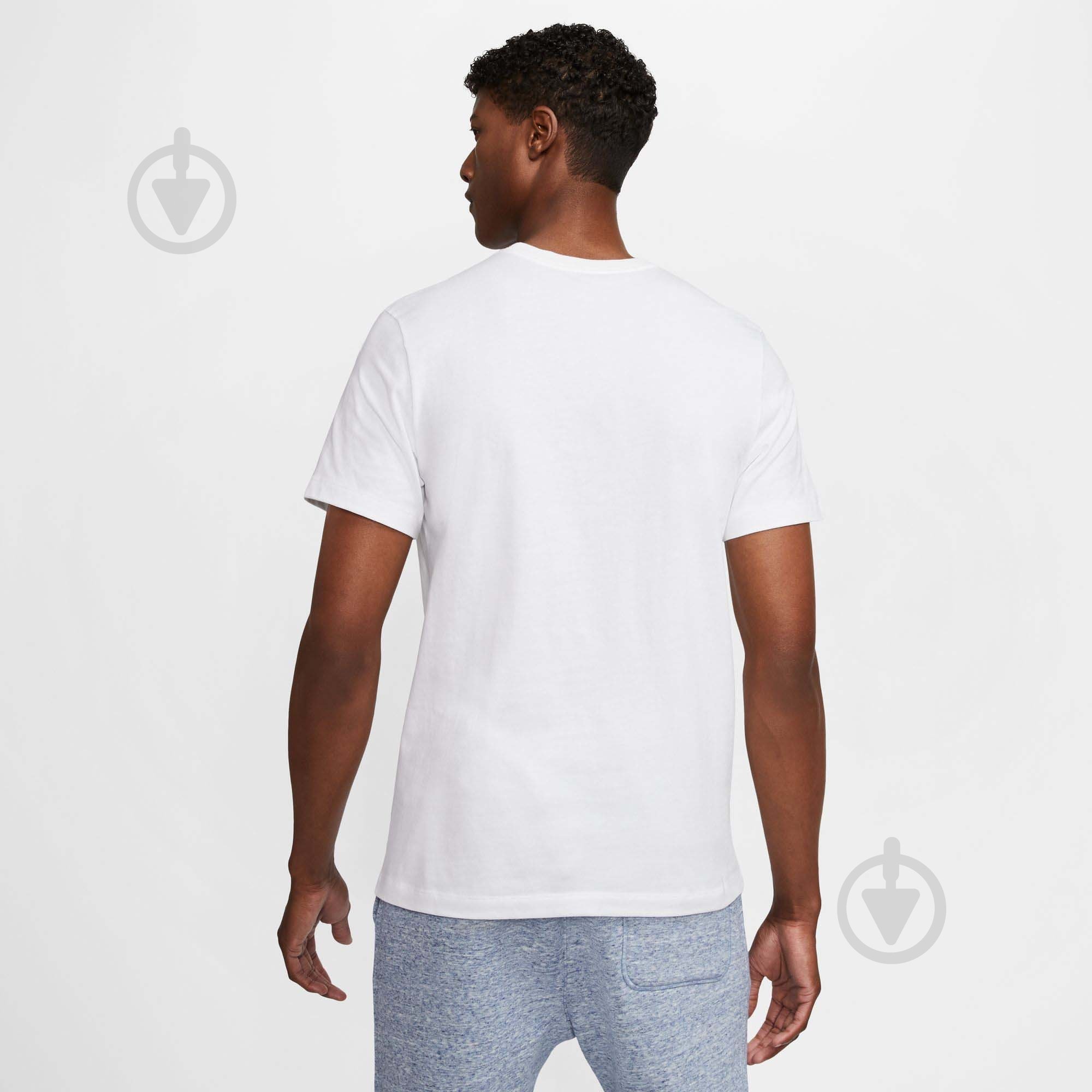 Футболка Nike M NSW CLUB TEE AR4997-100 р.L белый - фото 2 Футболка Nike M NSW CLUB TEE AR4997-100 р.L белый - фото 2