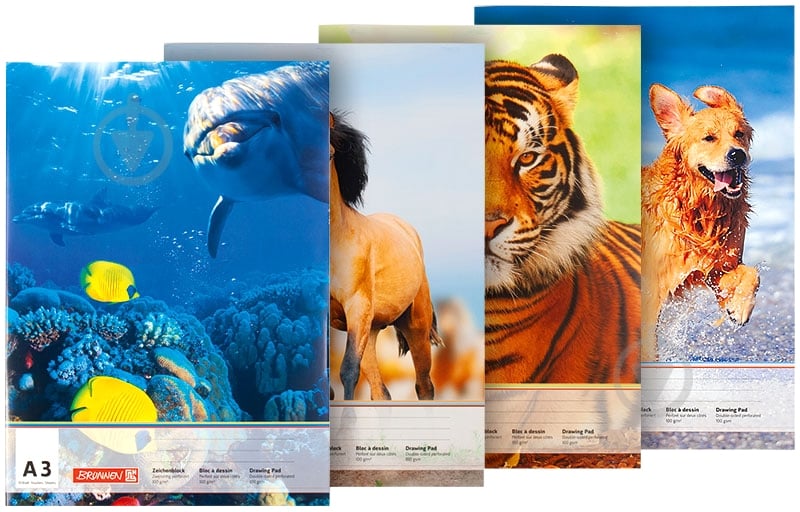 Альбом для рисования А3 10 листов 1047903 в ассортименте Brunnen - фото 1 Альбом для рисования А3 10 листов 1047903 в ассортименте Brunnen - фото 1