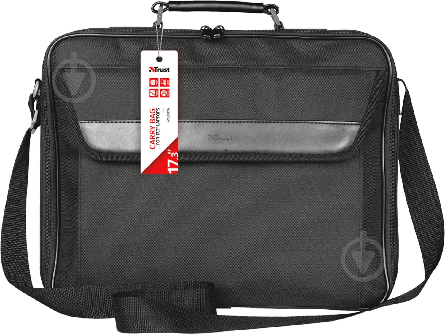 Сумка Trust Atlanta 17.3" black (21081) - фото 5 Сумка Trust Atlanta 17.3" black (21081) - фото 5