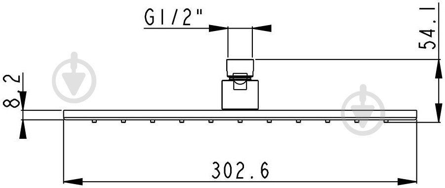 Потолочная лейка Aqua Rodos 014CP - фото 3