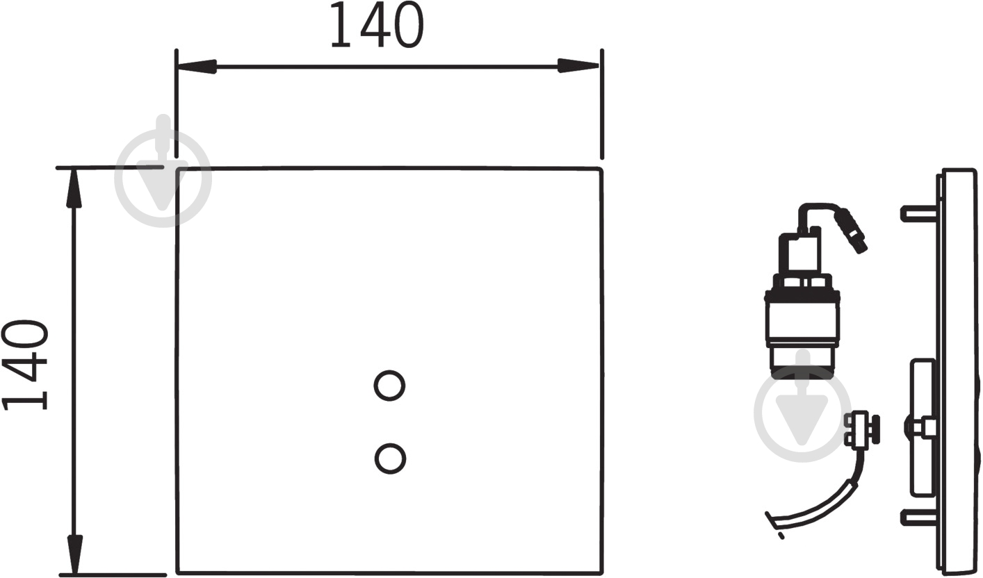 Панель змиву Oras Electra 6507C - фото 2