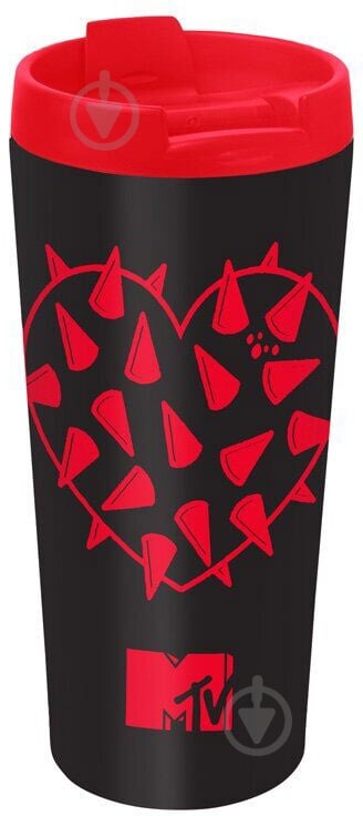 Термочашка KITE MTV чорна - фото 1