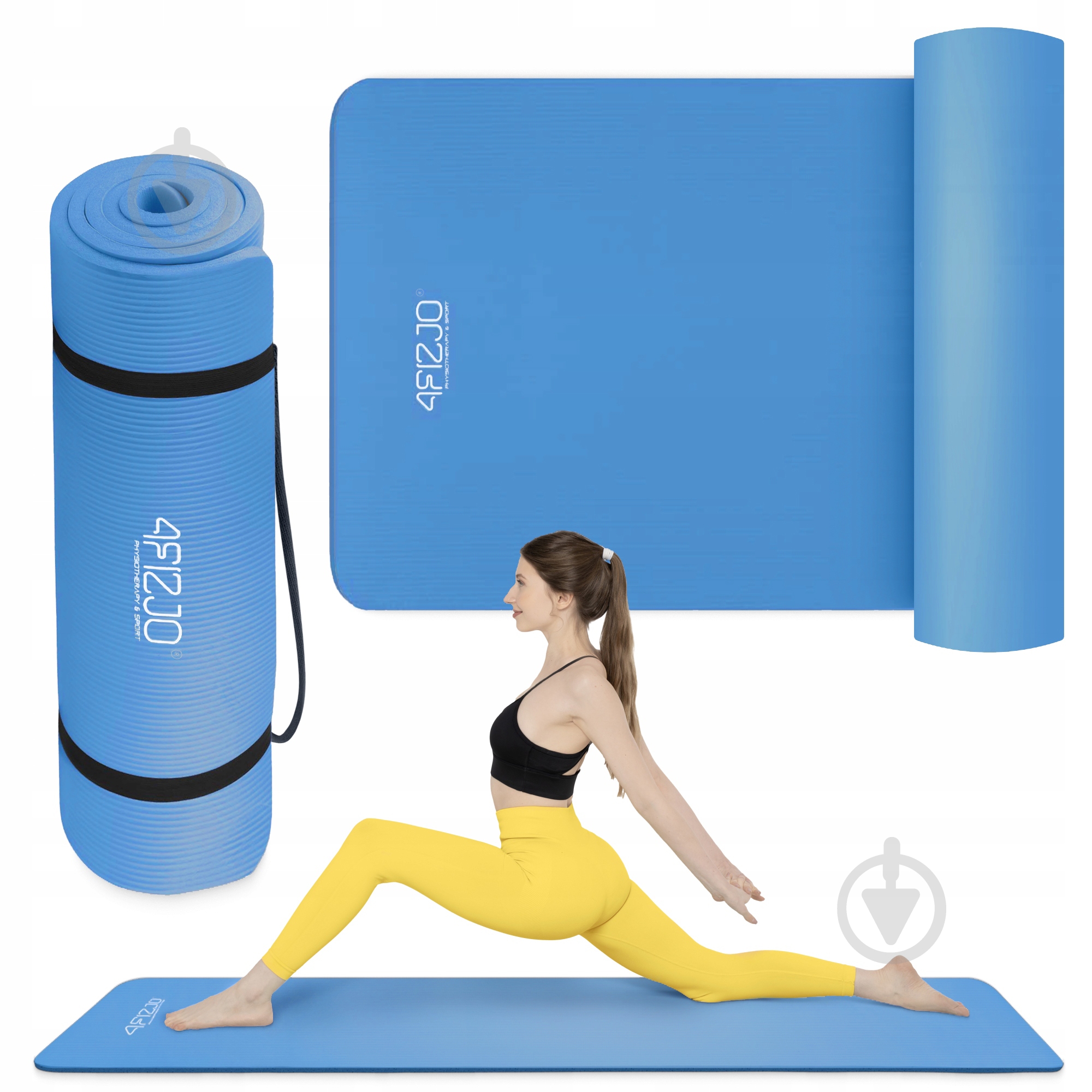 Килимок для йоги та фітнесу 4fizjo 180x60x1 см NBR Blue (P-5907222931028) синій - фото 7 Килимок для йоги та фітнесу 4fizjo 180x60x1 см NBR Blue (P-5907222931028) синій - фото 7