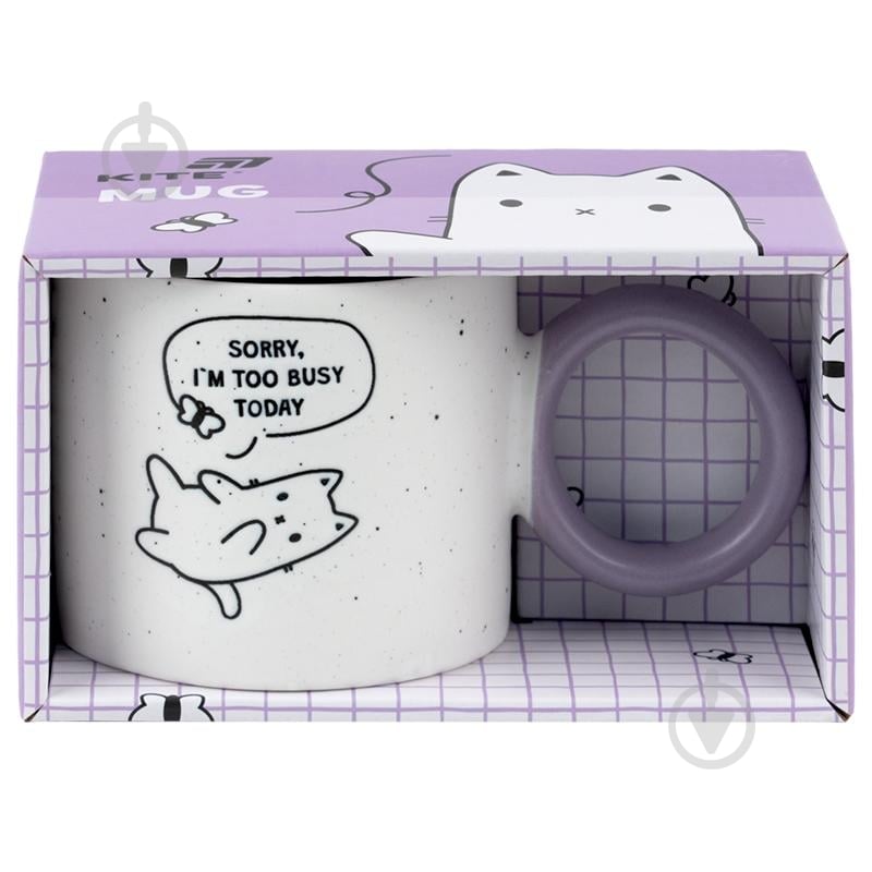 Чашка KITE 370 мл 220-1 Busy cat - фото 4 Чашка KITE 370 мл 220-1 Busy cat - фото 4