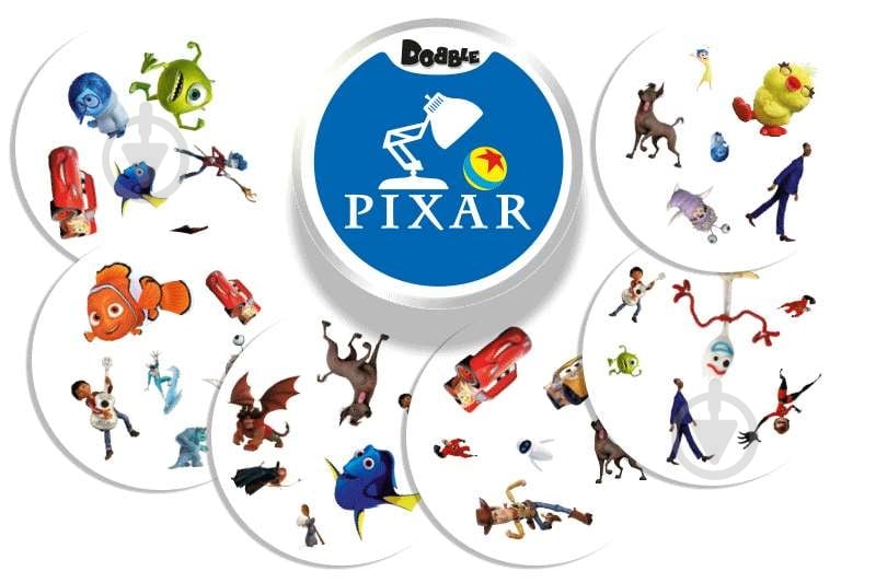 Гра настільна Ігромаг Dobble Pixar UA 6383 - фото 5 Гра настільна Ігромаг Dobble Pixar UA 6383 - фото 5