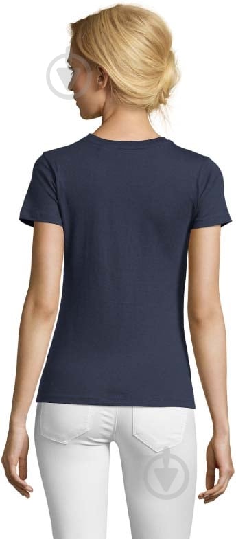 Футболка жіноча Sol's Imperial Fit Women 02080319 р.M темно-синій - фото 2