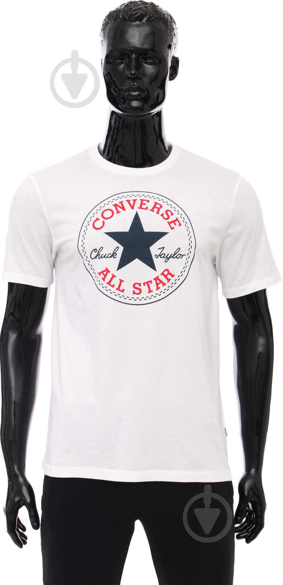 Футболка Converse CORE CHUCK PATCH TEE 10002848-102 р.S белый - фото 1 Футболка Converse CORE CHUCK PATCH TEE 10002848-102 р.S белый - фото 1
