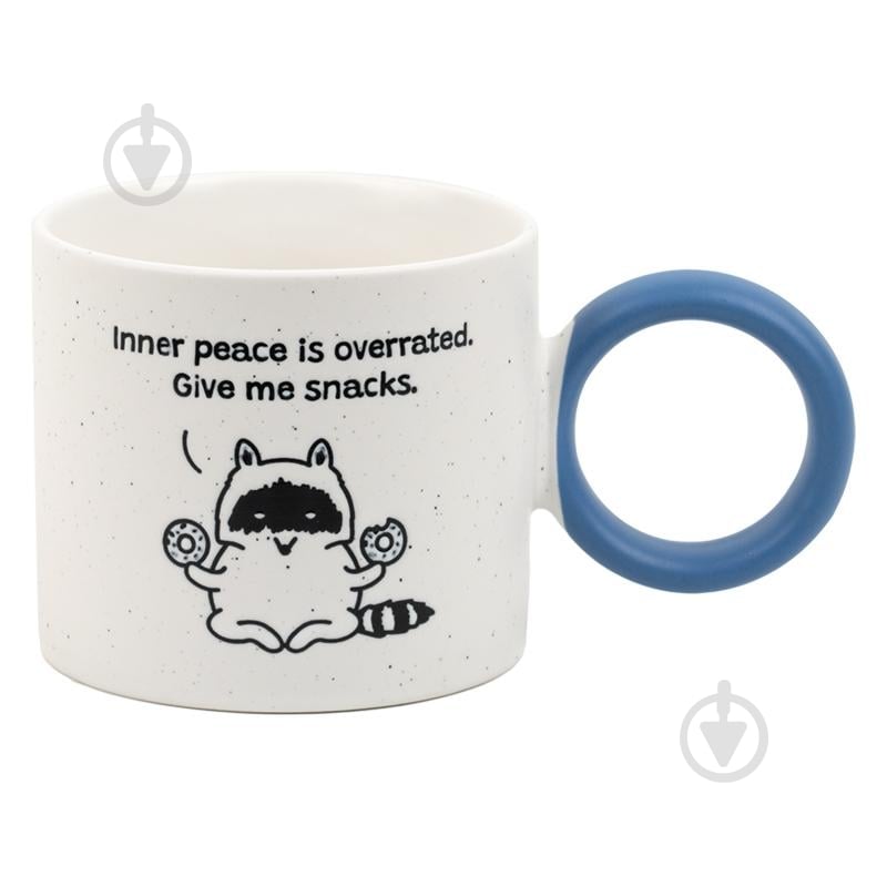 Чашка KITE 370 мл 220-2 Donut racoon - фото 2 Чашка KITE 370 мл 220-2 Donut racoon - фото 2