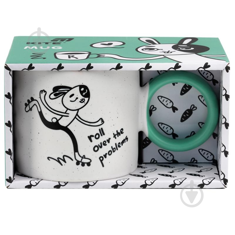 Чашка KITE 370 мл 220-6 Roller bunny - фото 4 Чашка KITE 370 мл 220-6 Roller bunny - фото 4