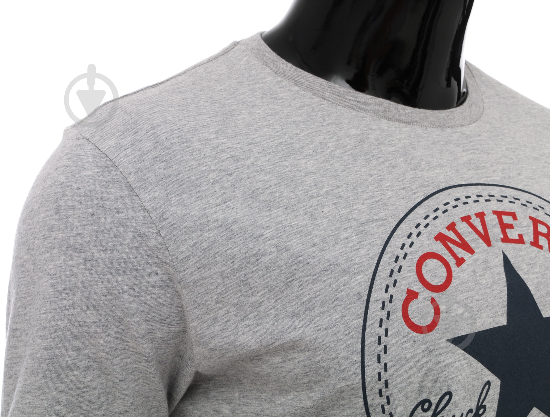 Футболка Converse CORE CHUCK PATCH TEE 10002848-035 р.M серый - фото 4