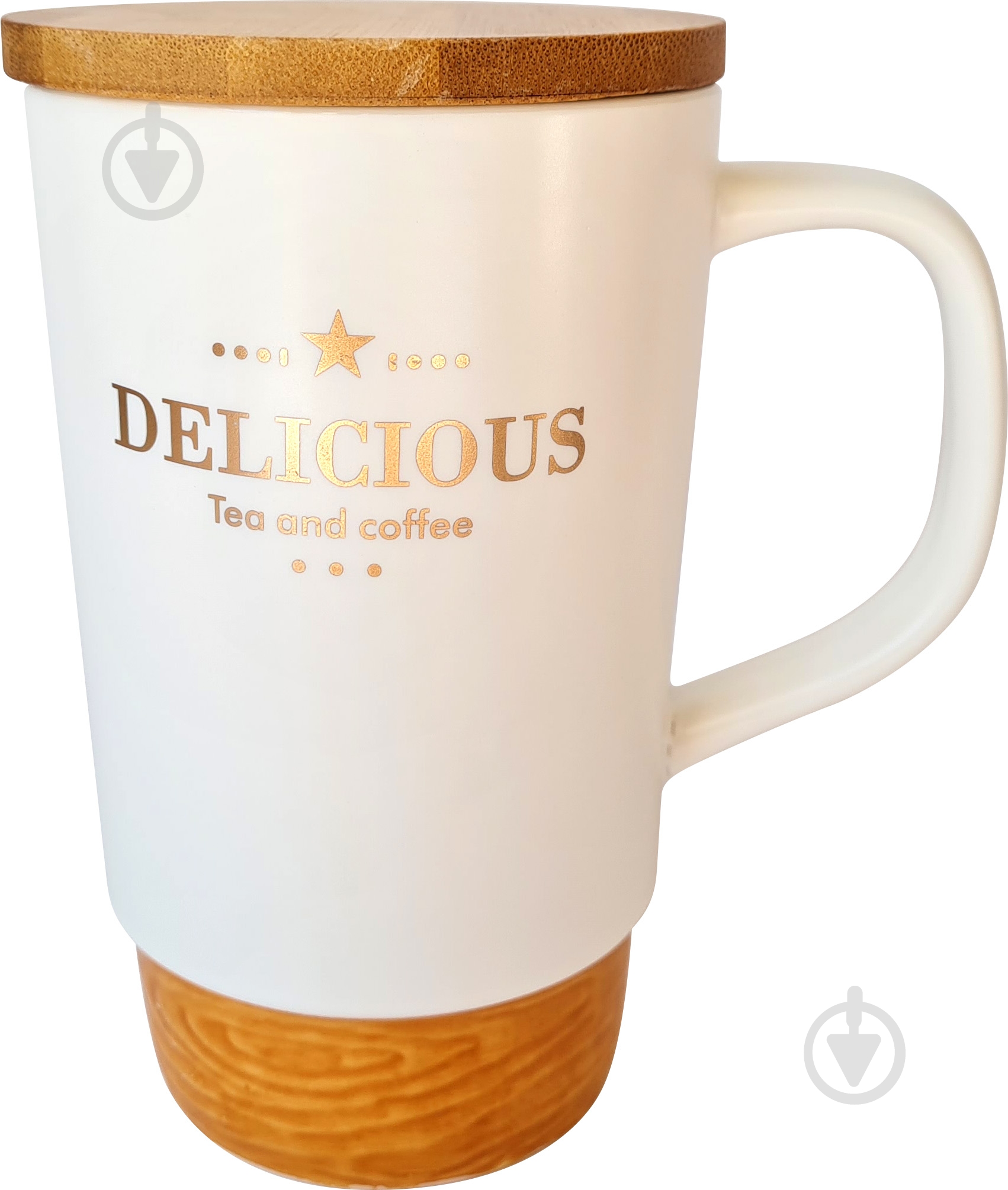 Чашка з кришкою Astera Delicious White 500 мл A0520-JZ20F01B - фото 1 Чашка з кришкою Astera Delicious White 500 мл A0520-JZ20F01B - фото 1