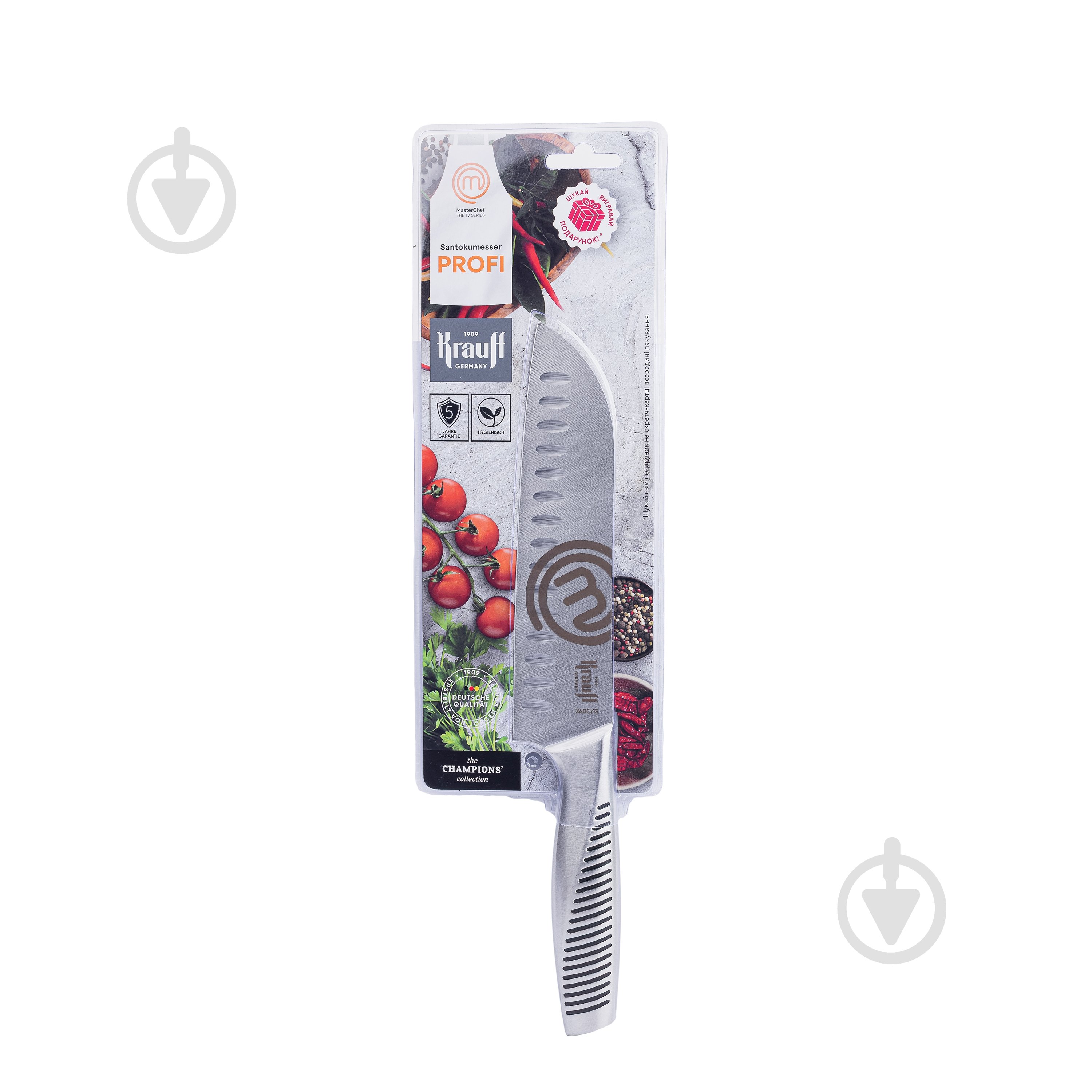 Ніж сантоку Krauff MasterChef 17,9 см 29-305-203 - фото 2
