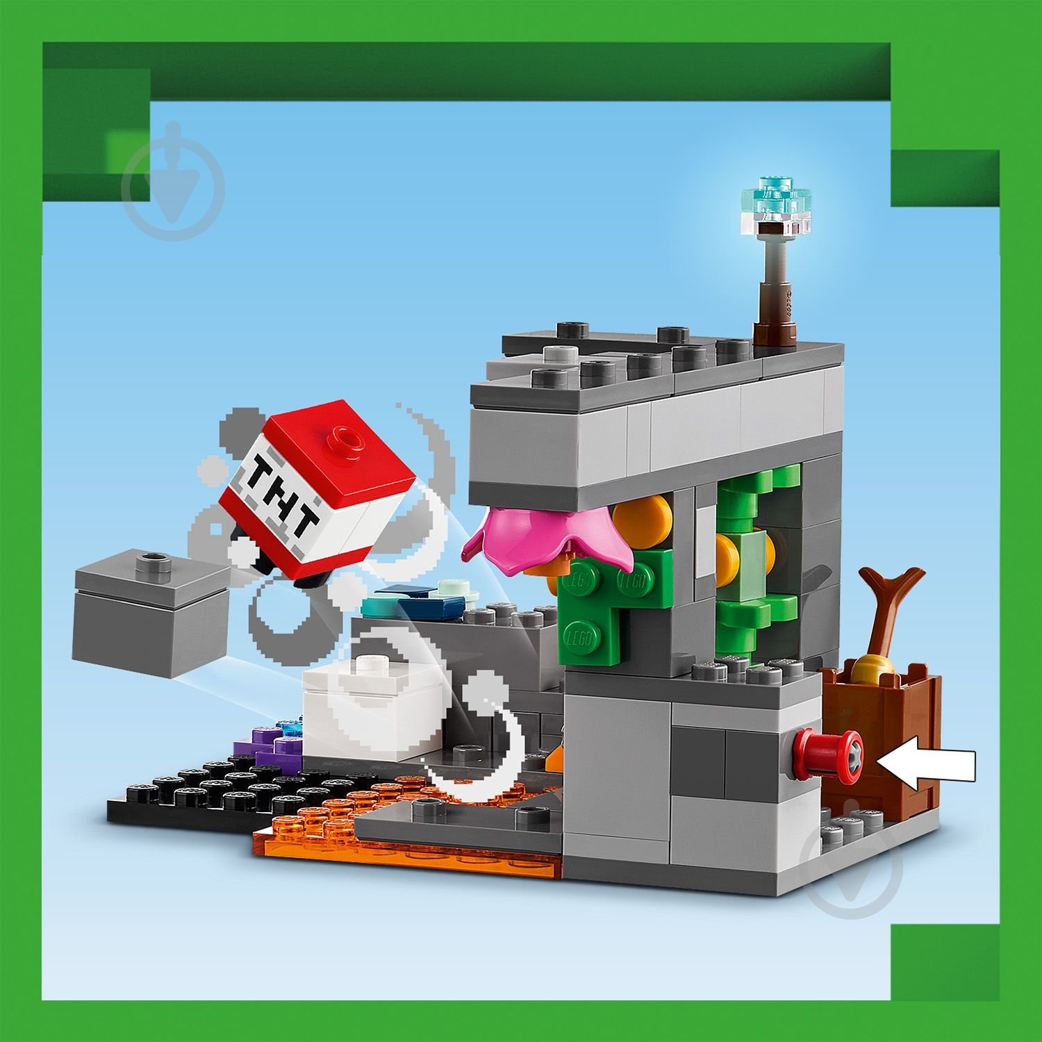Конструктор LEGO Minecraft Зустріч із Боронителем 21274 - фото 13