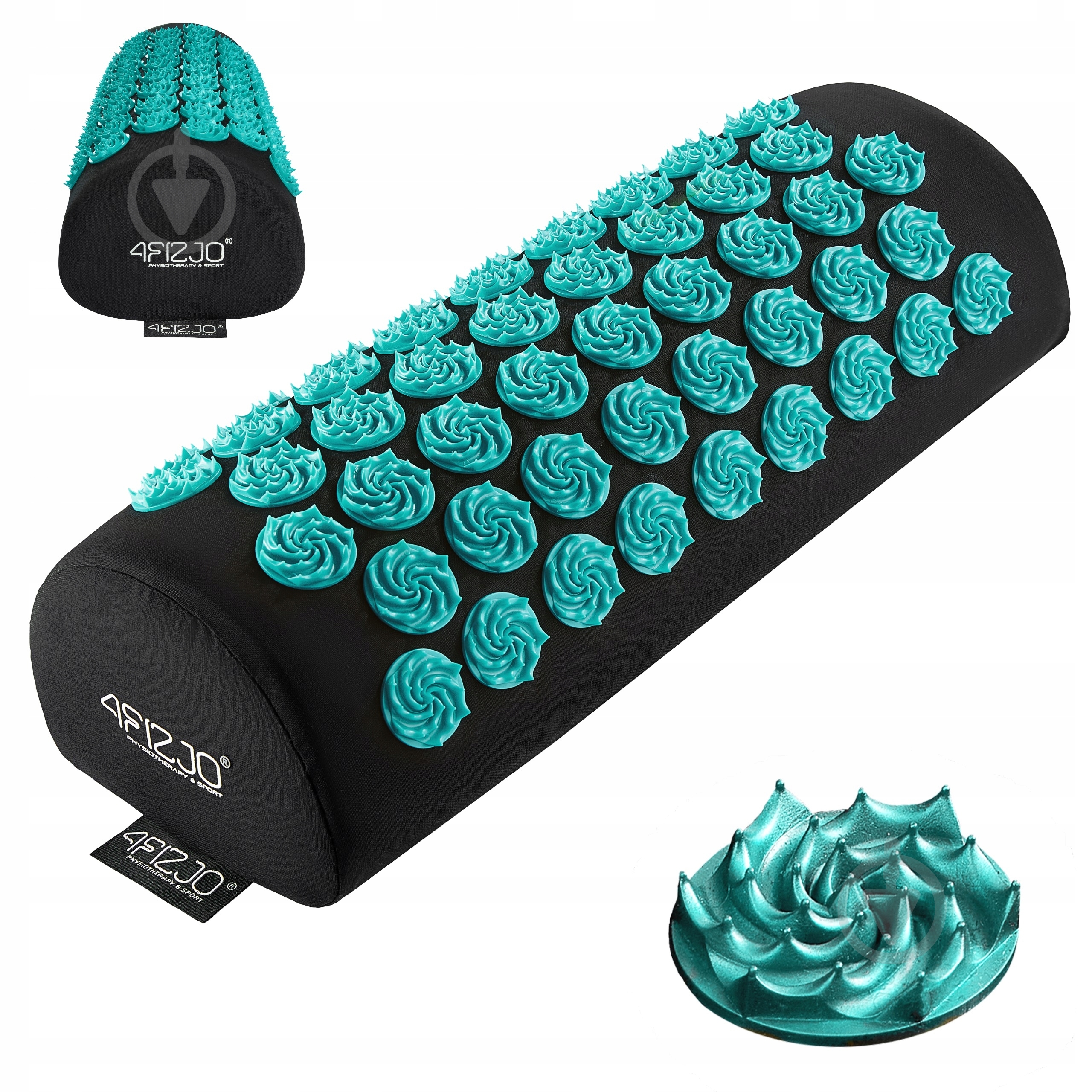 Валик массажный 4fizjo Standard Аппликатор Кузнецова 4FJ0416 Black/Blue - фото 5