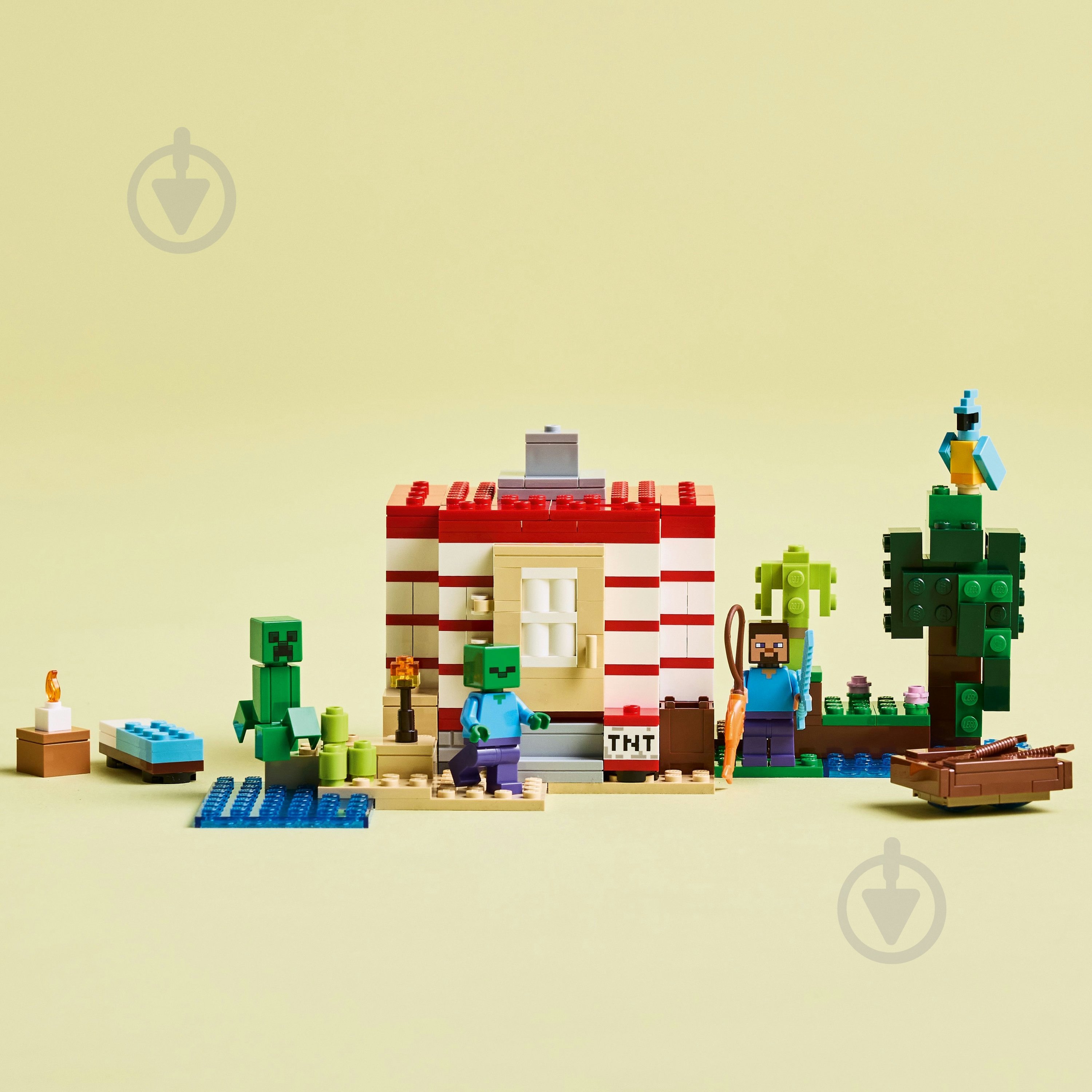 Конструктор LEGO Minecraft Будинок з вибухівки в джунглях 21275 - фото 12