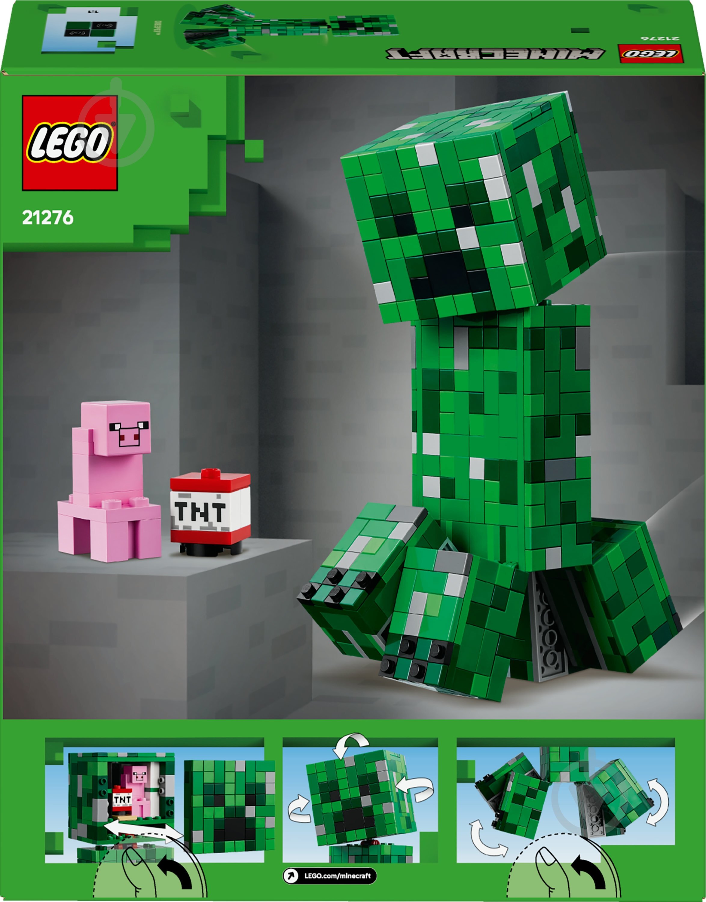 Конструктор LEGO Minecraft Кріпер 21276 - фото 2