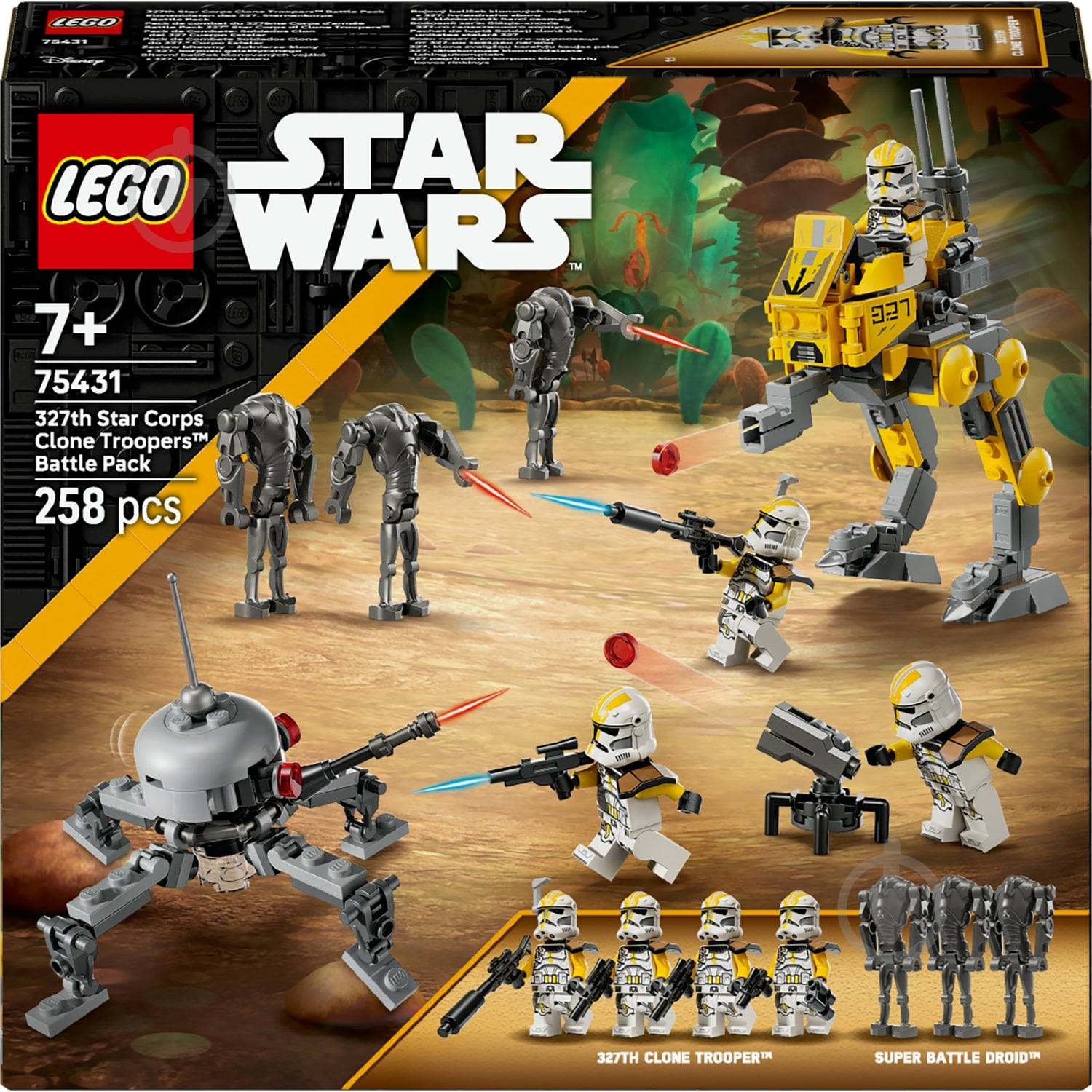 ᐉ Конструктор LEGO Star Wars Боевой отряд бойцов-клонов 327-го