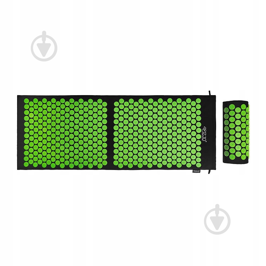 Коврик акупунктурный 4fizjo Classic Mat XL Аппликатор Кузнецова 4FJ0048 Black/Green - фото 10