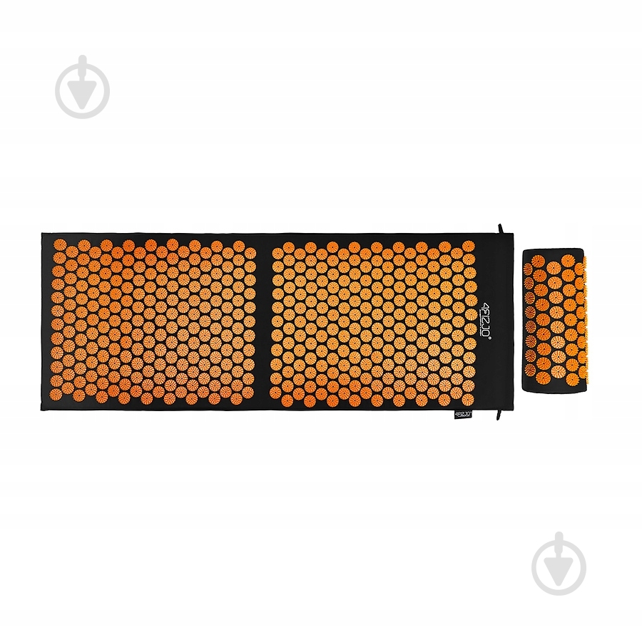 Коврик акупунктурный 4fizjo Classic Mat XL Аппликатор Кузнецова 4FJ0049 Black/Orange - фото 3
