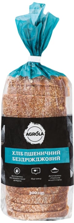 Хлеб Agrola пшеничный бездрожжевой 300 г - фото 1