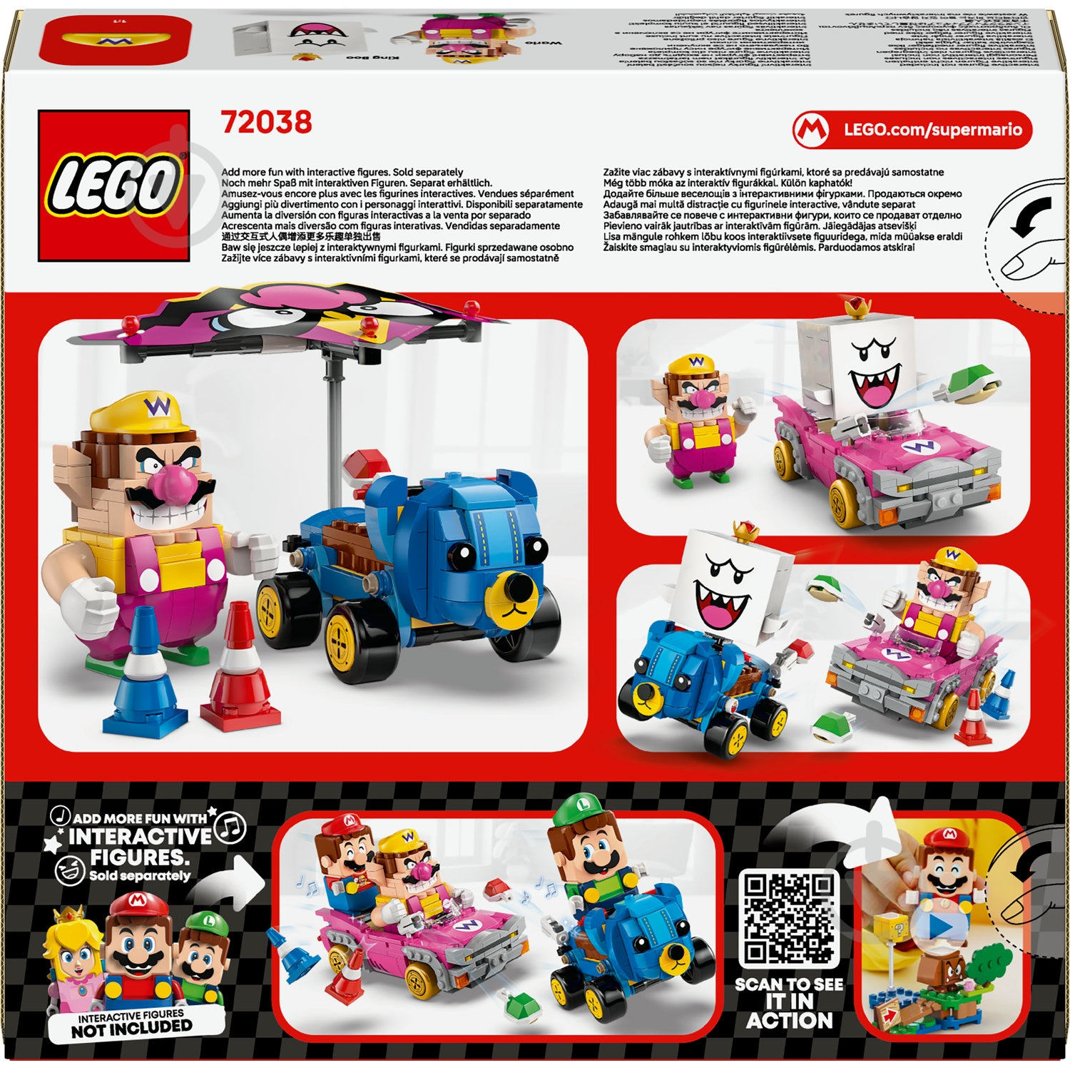 ᐉ Конструктор LEGO Super Mario Mario Kart™ – Wario и King Boo