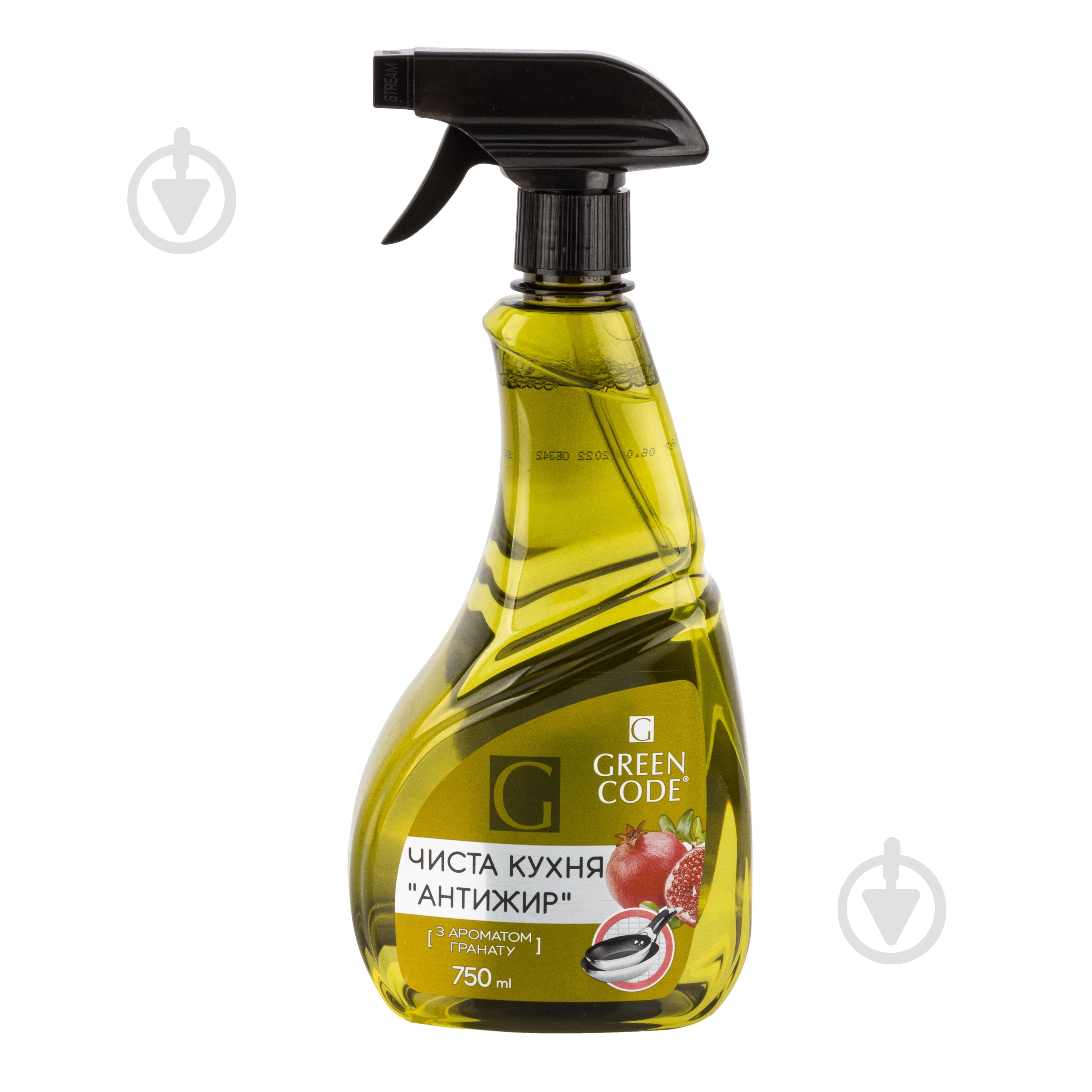 Средство для удаления жира GREEN CODE Гранат 0,75 л - фото 1