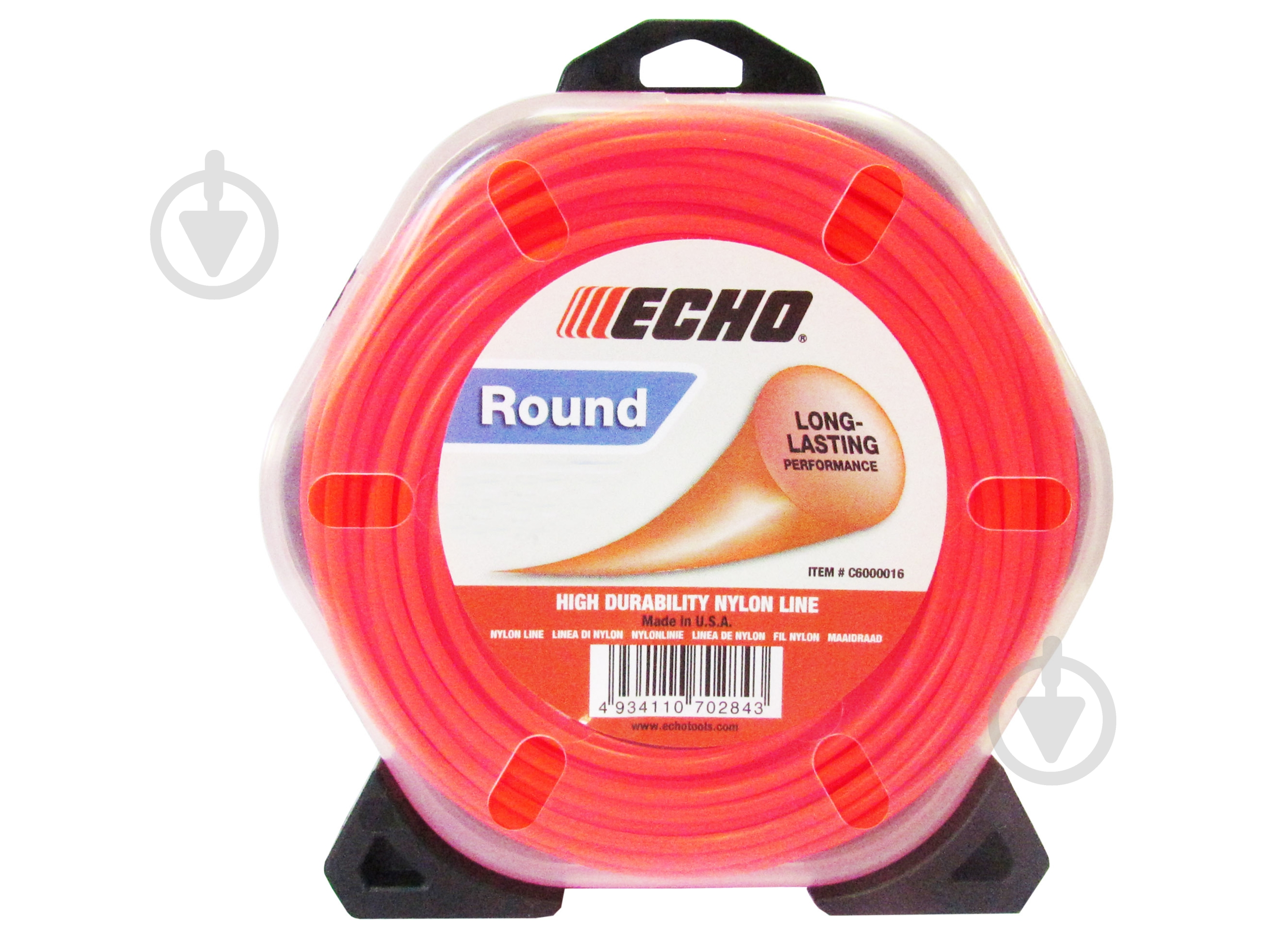 Леска косильная Echo d 2,4 мм 45 м круглая - фото 1 Леска косильная Echo d 2,4 мм 45 м круглая - фото 1
