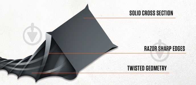 Волосінь косильна Echo d-2,7 мм 66 м Black Diamond - фото 2