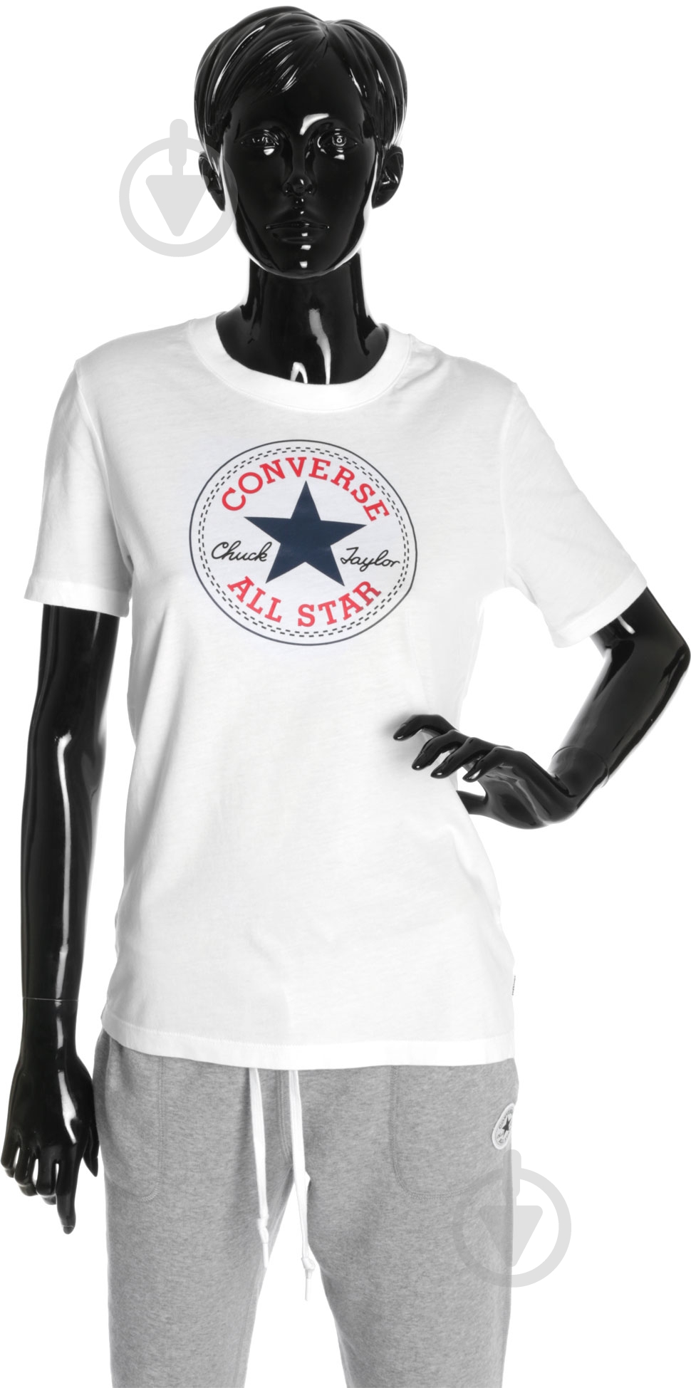 Футболка Converse 10001124-102 р.S белый - фото 1