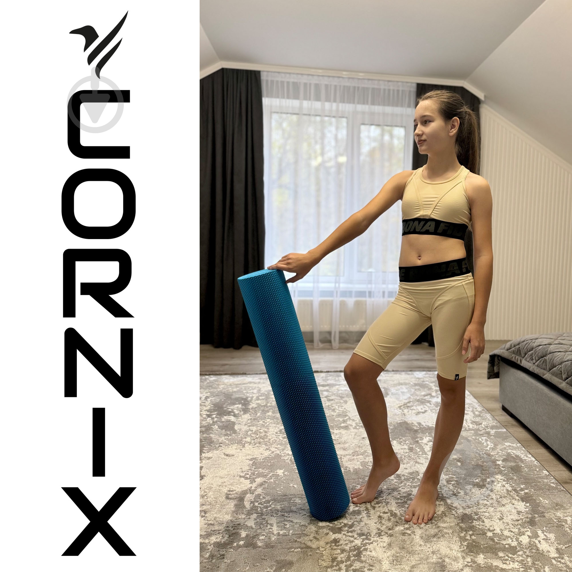 Массажный ролик Cornix EVA+ 90x15 см XR-0316 Blue - фото 6 Массажный ролик Cornix EVA+ 90x15 см XR-0316 Blue - фото 6