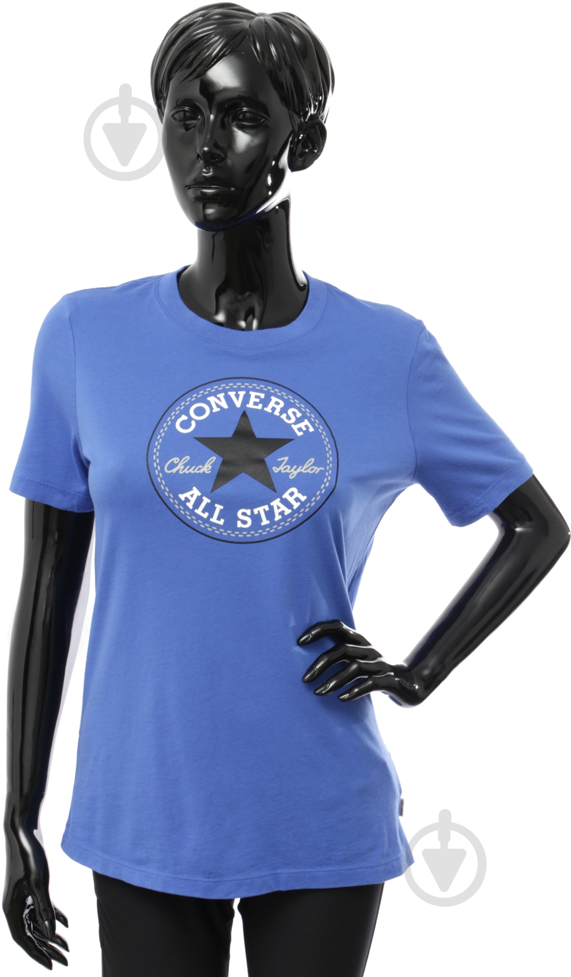 Футболка Converse 10001124-484 р.XS синий - фото 1