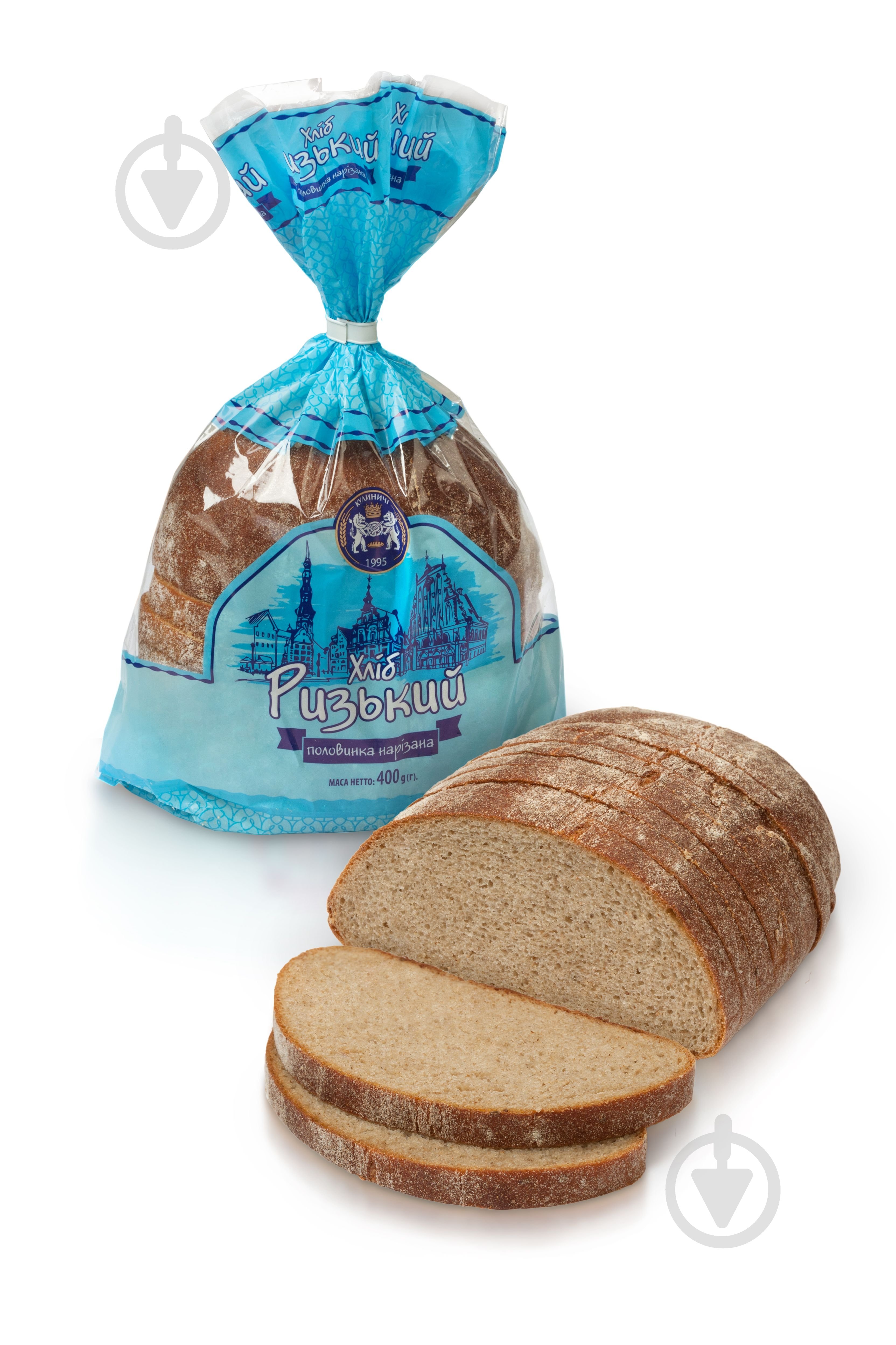 Хлеб Кулиничі Рижский половинка (нарезаная) 400 г - фото 1 Хлеб Кулиничі Рижский половинка (нарезаная) 400 г - фото 1