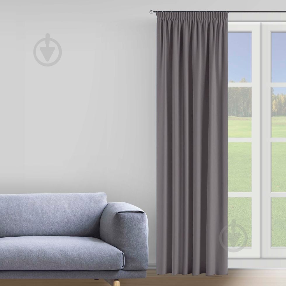 Штора BONA 280х150 серый La Nuit - фото 1