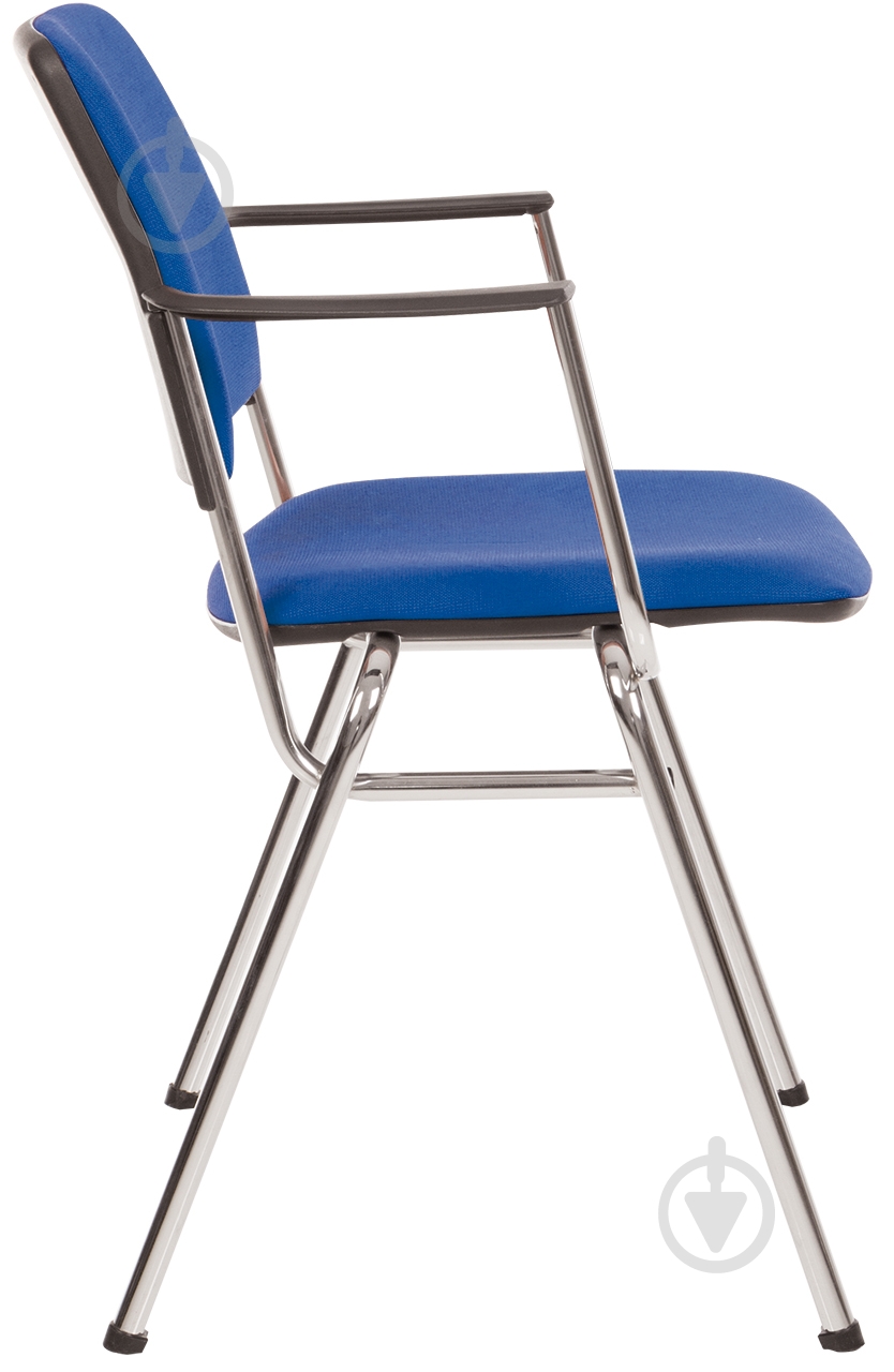 Стул Nowy Styl ISIT ARM CHROME C-6 синий - фото 3