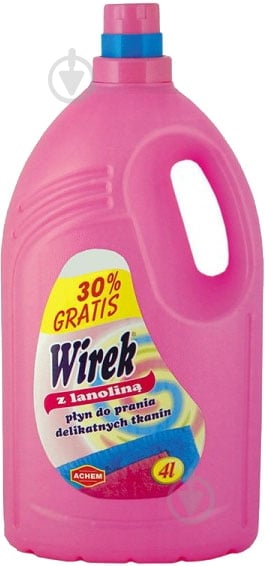 Гель для машинной и ручной стирки Wirek для деликатных тканей 4 л - фото 1