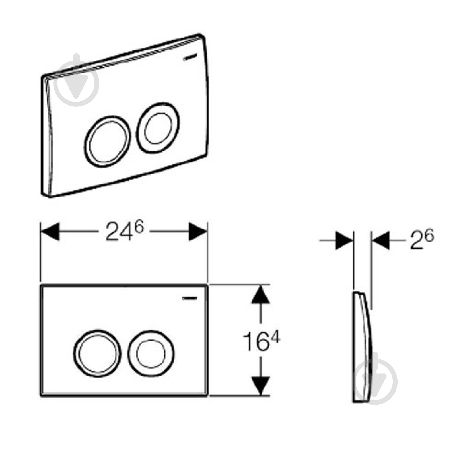 Система инсталляции Simas Duofix 458.126.00.1 + Delta 21 115.125.21.1 хром + SIMAS Gambassi GA18 - фото 6 Система инсталляции Simas Duofix 458.126.00.1 + Delta 21 115.125.21.1 хром + SIMAS Gambassi GA18 - фото 6