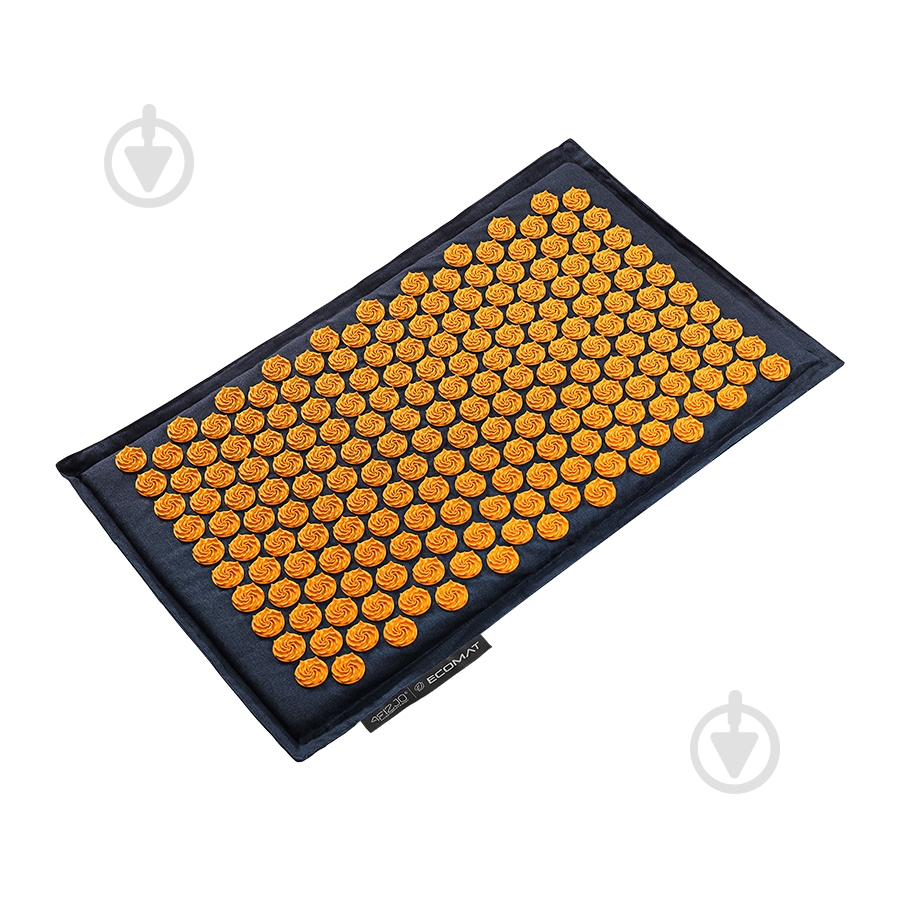 Килимок акупунктурний 4fizjo з подушкою Eco Mat Аплікатор Кузнєцова 4FJ0229 Navy Blue/Orange (P-5907739312143) - фото 2