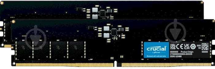 Оперативна пам'ять Crucial DDR5 SDRAM 16 GB (2x8GB) 5600 MHz (CT2K8G56C46U5) - фото 2 Оперативна пам'ять Crucial DDR5 SDRAM 16 GB (2x8GB) 5600 MHz (CT2K8G56C46U5) - фото 2