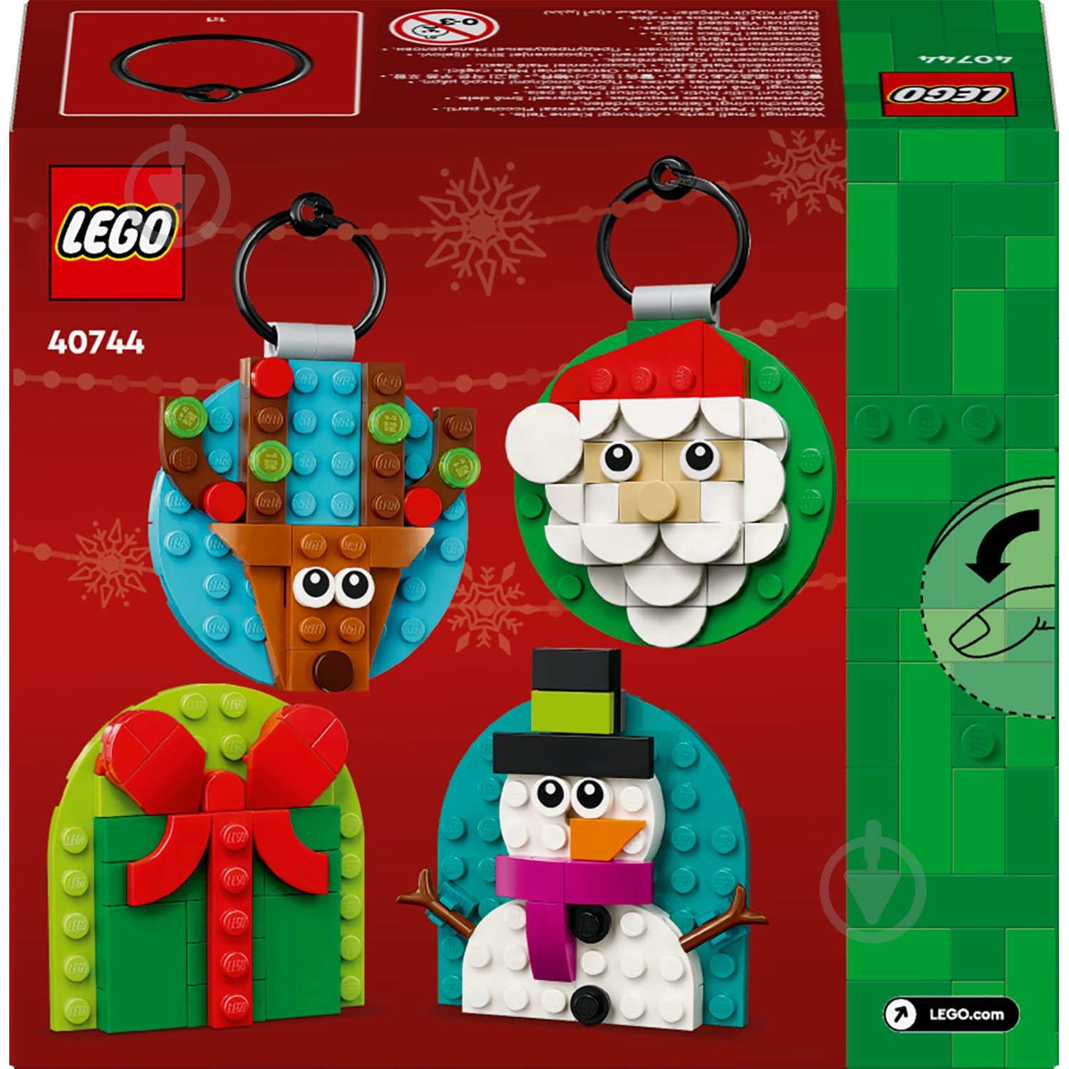 Конструктор LEGO Icons Набор рождественских украшений 40744 - фото 2 Конструктор LEGO Icons Набор рождественских украшений 40744 - фото 2