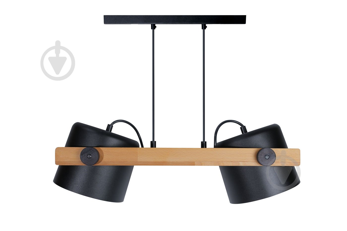 Люстра підвісна LIGHT SET KONVALIA RL 160 2xE27 чорний/дерево - фото 3