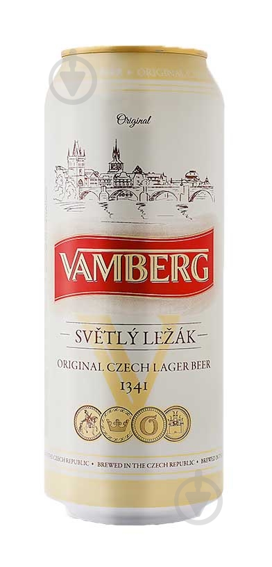 Пиво Vamberg Lager ж/б 0,5 л - фото 1